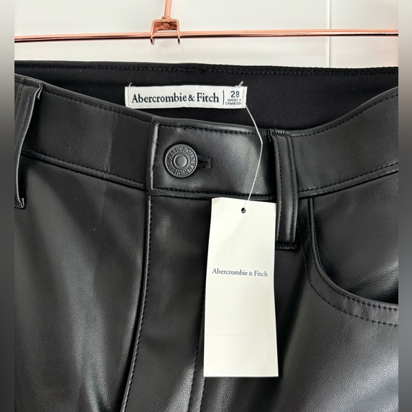 Abercrombie Pleather Midi Skirt - Picture 3 of 3